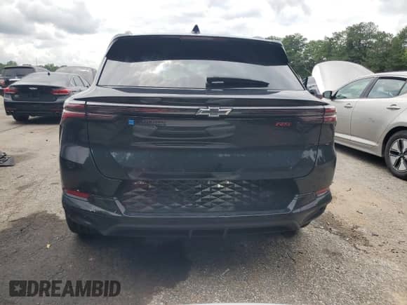 2024 Chevrolet Equinox EV RS с VIN 3GN7DNRP9RS225577, выставлен на аукционе Copart как лот 58993615 с пробегом 10 393 миль миль и Списание • Salvage title. История ставок и продаж доступна на DreamBid. Изображение 6.