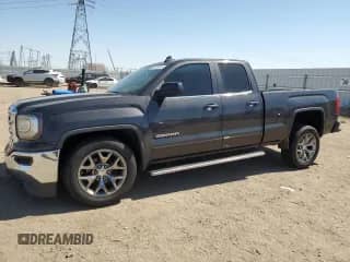2016 GMC Sierra 1500 SLE z VIN 1GTR1MEH3GZ254723, wystawiony jako Copart lot #62581485 z przebiegiem 159 125 mil mil oraz Szkoda całkowita • Salvage title. Historia ofert i sprzedaży dostępna na DreamBid. Obrazek 1.