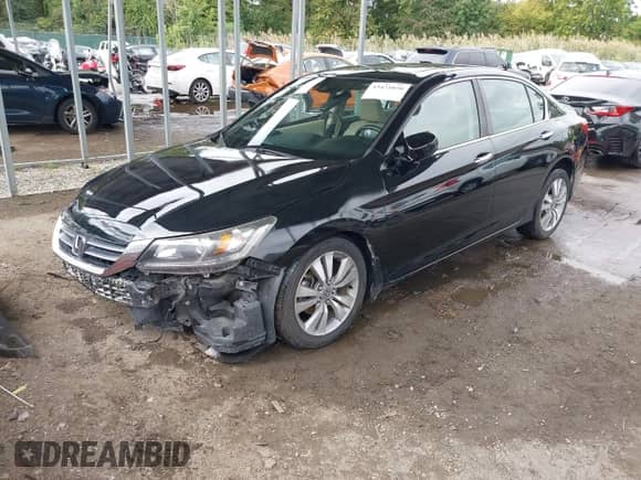 2014 Honda Accord EX-L with VIN 1HGCR2F84EA040080, listed as a IAAI auction lot 43431050 with 88,488 mi miles and . Bid and sale history available at DreamBid. Image 2.