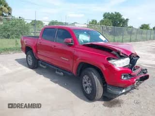 2018 Toyota Tacoma SR5 with VIN 3TMAZ5CN3JM072890, listed as a IAAI auction lot 42717569 with 95,748 mi miles and . Bid and sale history available at DreamBid. Image 1.