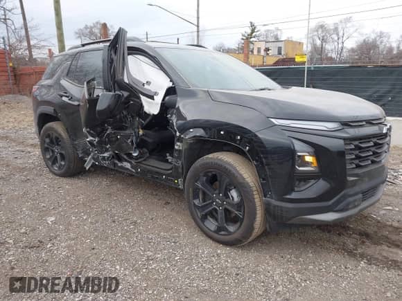 2025 Chevrolet Equinox AWD LT с VIN 3GNAXPEG9SL160521, выставлен на аукционе IAAI как лот 41287850 с пробегом 2 554 миль миль и . История ставок и продаж доступна на DreamBid. Изображение 1.
