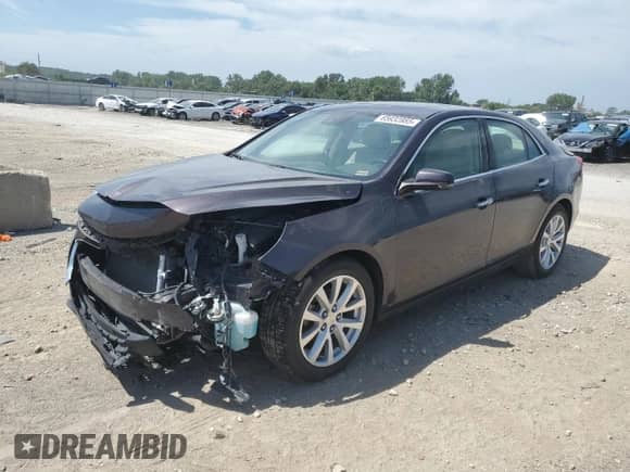 2015 Chevrolet Malibu LTZ with VIN 1G11F5SL6FF243110, listed as a Copart auction lot 65932885 with 146,694 mi miles and Salvage title. Bid and sale history available at DreamBid. Image 1.