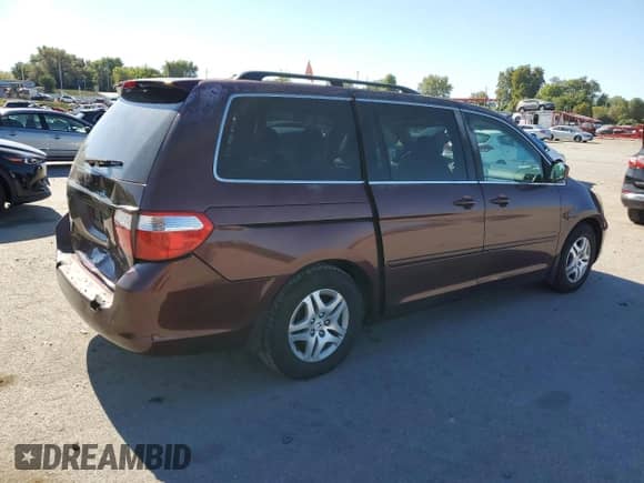 2007 Honda Odyssey EX-L с VIN 5FNRL38727B090653, выставлен на аукционе Copart как лот 85742435 с пробегом 210 125 миль миль и Списание • Salvage title. История ставок и продаж доступна на DreamBid. Изображение 3.
