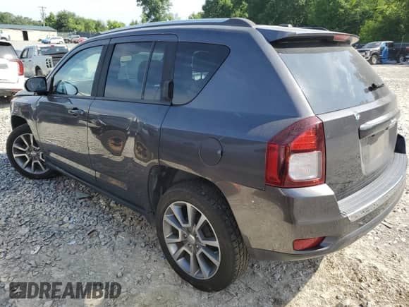 2017 Jeep Compass Latitude with VIN 1C4NJCEA3HD117971, listed as a Copart auction lot 60521815 with 73,376 mi miles and Salvage title. Bid and sale history available at DreamBid. Image 2.