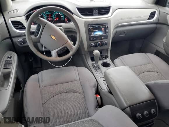 2016 Chevrolet Traverse LS с VIN 1GNKVFED1GJ240985, выставлен на аукционе Copart как лот 62743605 с пробегом 112 511 миль миль и Списание • Salvage title. История ставок и продаж доступна на DreamBid. Изображение 8.