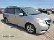 2012 Toyota Sienna LE with VIN 5TDKK3DC1CS276911, listed as a Copart auction lot 89585945 with 209,475 mi miles and Clean title. Bid and sale history available at DreamBid. Image 4.