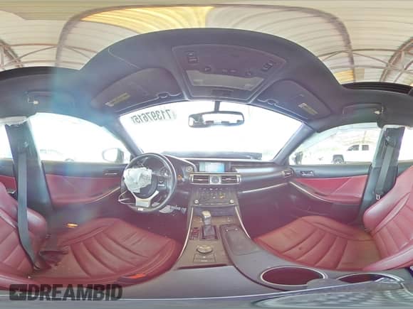 2015 Lexus IS 350 with VIN JTHCE1D27F5009577, listed as a Copart auction lot 71397615 with 108,545 mi miles and Salvage title. Bid and sale history available at DreamBid. Image 14.