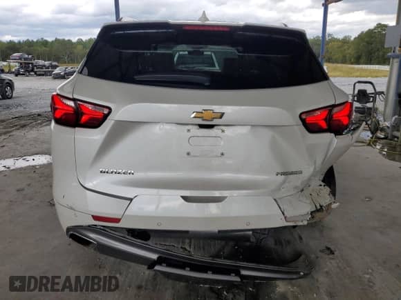 2021 Chevrolet Blazer Premier with VIN 3GNKBFRSXMS562536, listed as a Copart auction lot 72726104 with 18,368 mi miles and Salvage title. Bid and sale history available at DreamBid. Image 6.