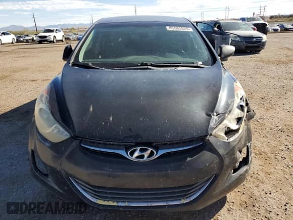 2013 Hyundai Elantra GLS with VIN KMHDH4AE6DU668309, listed as a Copart auction lot 85585825 with 289,223 mi miles and Salvage title. Bid and sale history available at DreamBid. Image 5.