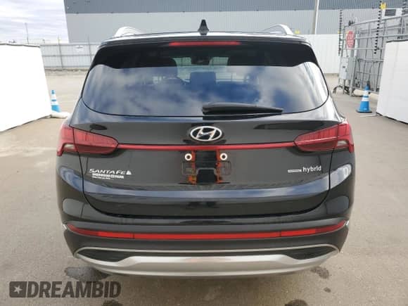 2021 Hyundai Santa Fe Limited with VIN KM8S5DA1XMU009419, listed as a Copart auction lot 85748255 with 91,680 mi miles and Clean title. Bid and sale history available at DreamBid. Image 6.