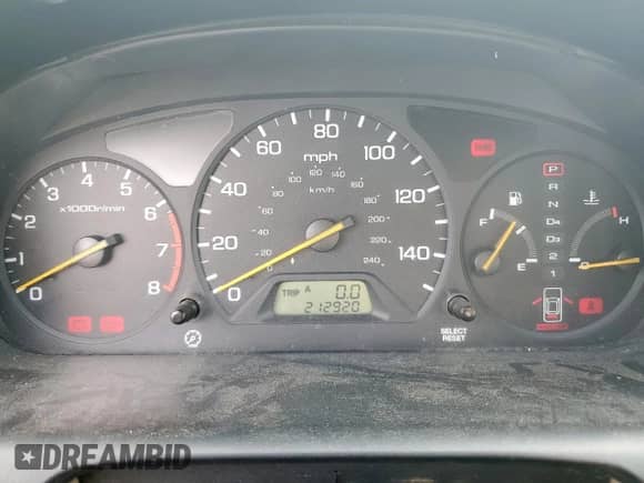 1999 Honda Accord EX with VIN 1HGCG2259XA031556, listed as a Copart auction lot 80712715 with 212,920 mi miles and Salvage title. Bid and sale history available at DreamBid. Image 9.