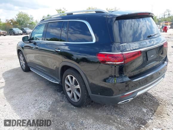 2020 Mercedes-Benz GLS 450 with VIN 4JGFF5KE5LA089041, listed as a IAAI auction lot 43146263 with 60,736 mi miles and . Bid and sale history available at DreamBid. Image 3.