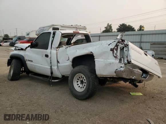 1997 Dodge 1500 with VIN 1B7HF16Y8VS241207, listed as a Copart auction lot 67787454 with 128,615 mi miles and Salvage title. Bid and sale history available at DreamBid. Image 2.
