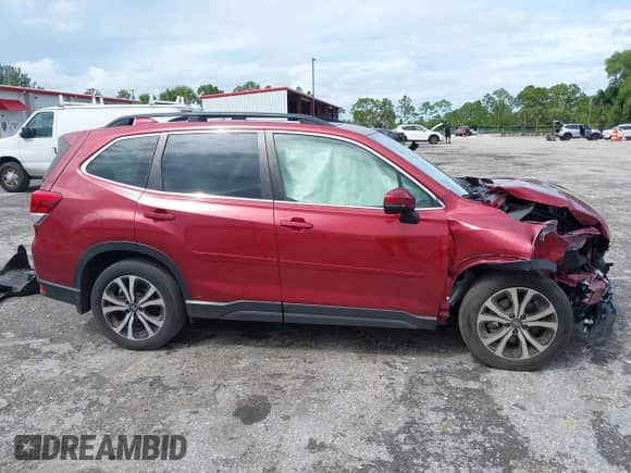 2020 Subaru Forester Limited with VIN JF2SKAUC6LH518053, listed as a IAAI auction lot 43242497 with 45,441 mi miles and . Bid and sale history available at DreamBid. Image 14.