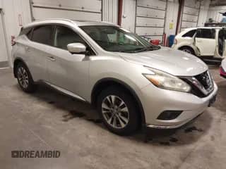 2015 Nissan Murano S with VIN 5N1AZ2MH0FN222888, listed as a IAAI auction lot 42285765 with 114,136 mi miles and . Bid and sale history available at DreamBid. Image 1.