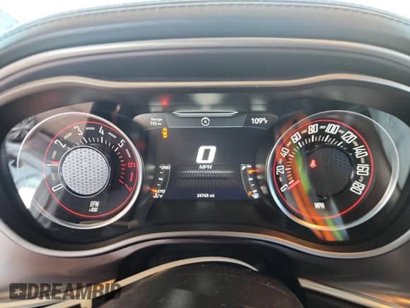 2020 Dodge Challenger R/T Scat Pack with VIN 2C3CDZFJXLH165385, listed as a Copart auction lot 69639405 with 24,765 mi miles and Salvage title. Bid and sale history available at DreamBid. Image 9.