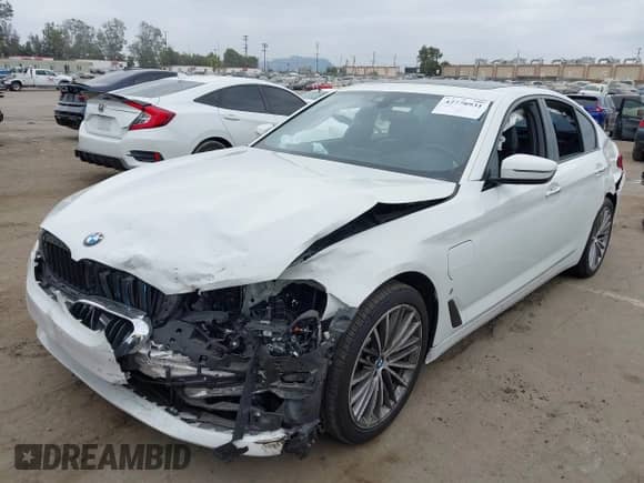 2018 BMW 5 Series 530e with VIN WBAJA9C58JB034140, listed as a IAAI auction lot 42778931 with 98,059 mi miles and . Bid and sale history available at DreamBid. Image 17.