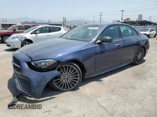2024 Mercedes-Benz C 300 с VIN W1KAF4HB1RR217958, выставлен на аукционе Copart как лот 64455575 с пробегом 7 095 миль миль и Списание • Salvage title. История ставок и продаж доступна на DreamBid. Изображение 1.