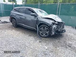 2023 Hyundai Tucson XRT with VIN KM8JFCAE8PU185752, listed as a IAAI auction lot 42509229 with 91,769 mi miles and . Bid and sale history available at DreamBid. Image 1.