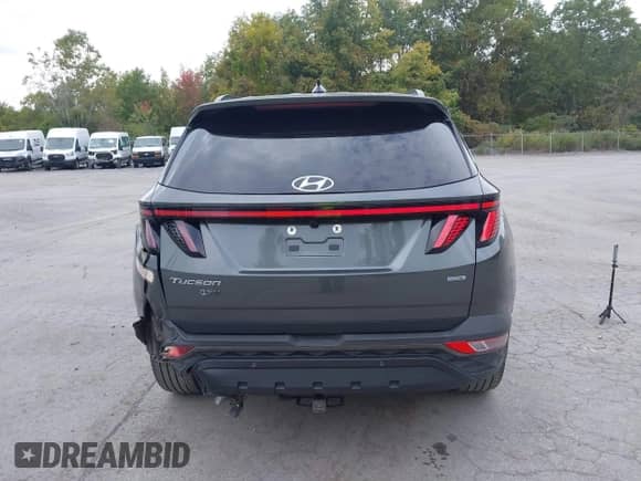 2023 Hyundai Tucson XRT with VIN KM8JFCAE9PU176462, listed as a IAAI auction lot 43299988 with 27,332 mi miles and . Bid and sale history available at DreamBid. Image 16.