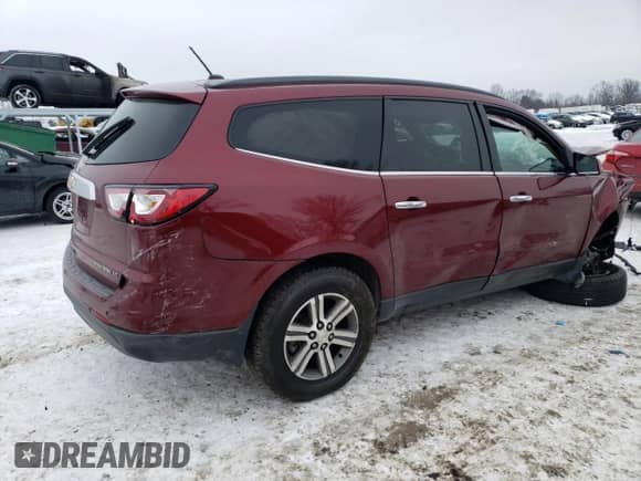 2015 Chevrolet Traverse LT with VIN 1GNKVHKDXFJ387322, listed as a Copart auction lot 63293265 with Not provided miles and Non repairable. Bid and sale history available at DreamBid. Image 3.