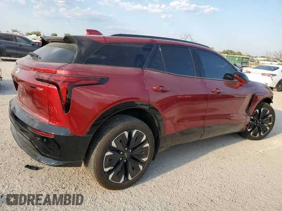 2024 Chevrolet Blazer EV eAWD RS с VIN 3GNKDCRJ1RS197607, выставлен на аукционе Copart как лот 74580394 с пробегом 1 435 миль миль и Списание • Salvage title. История ставок и продаж доступна на DreamBid. Изображение 3.