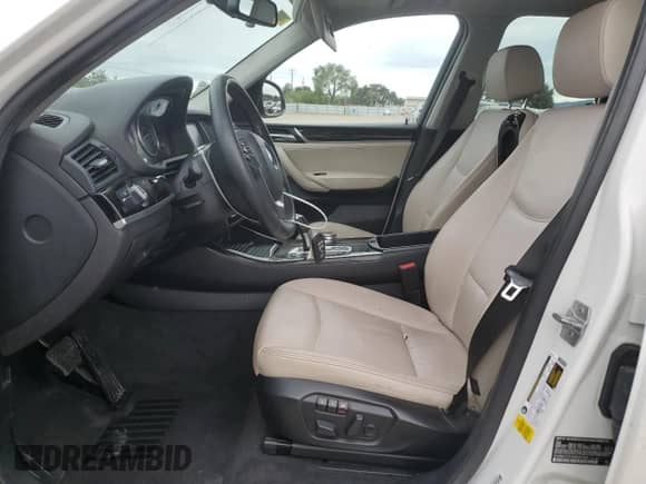 2017 BMW X3 sDrive28i with VIN 5UXWZ7C51H0U47334, listed as a Copart auction lot 84040535 with 101,167 mi miles and Salvage title. Bid and sale history available at DreamBid. Image 7.