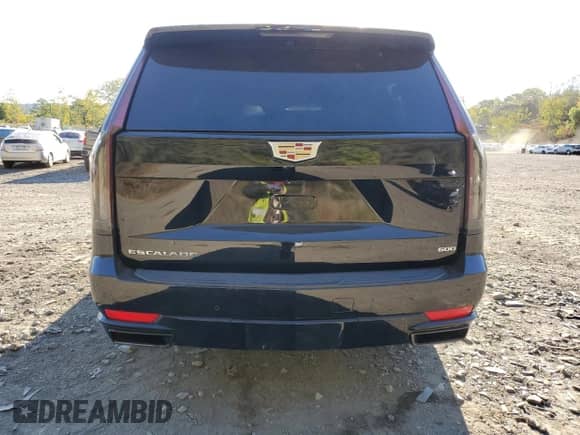 2021 Cadillac Escalade ESV Sport Platinum with VIN 1GYS4RKL8MR326407, listed as a Copart auction lot 74889884 with 40,702 mi miles and Salvage title. Bid and sale history available at DreamBid. Image 6.