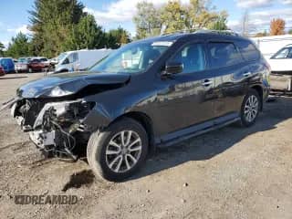 2016 Nissan Pathfinder SL with VIN 5N1AR2MM5GC662602, listed as a Copart auction lot 87257245 with 113,569 mi miles and Salvage title. Bid and sale history available at DreamBid. Image 1.