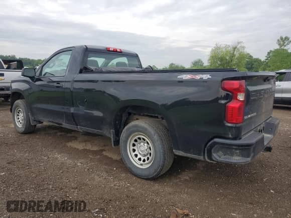 2019 Chevrolet Silverado 1500 Work Truck z VIN 3GCNYAEH8KG246294, wystawiony jako Copart lot #61124205 z przebiegiem 76 807 mil mil oraz Szkoda całkowita • Salvage title. Historia ofert i sprzedaży dostępna na DreamBid. Obrazek 2.