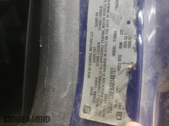 2010 Chevrolet Colorado 1LT с VIN 1GCHTCDEXA8148757, выставлен на аукционе Copart как лот 67780835 с пробегом Не указан миль и Списание • Salvage title. История ставок и продаж доступна на DreamBid. Изображение 12.