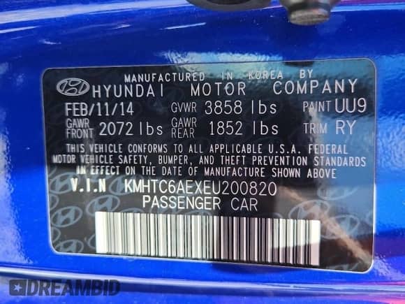 2014 Hyundai Veloster Turbo R-Spec с VIN KMHTC6AEXEU200820, выставлен на аукционе Copart как лот 68381355 с пробегом 77 736 миль миль и Списание • Salvage title. История ставок и продаж доступна на DreamBid. Изображение 13.