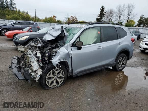 2021 Subaru Forester with VIN JF2SKEJC6MH489635, listed as a Copart auction lot 83819635 with Not provided miles and Non repairable. Bid and sale history available at DreamBid. Image 1.