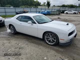 2023 Dodge Challenger GT with VIN 2C3CDZJG1PH525550, listed as a Copart auction lot 68334625 with 32,314 mi miles and Salvage title. Bid and sale history available at DreamBid. Image 4.