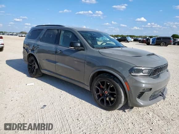 2022 Dodge Durango SRT 392 z VIN 1C4SDJGJ5NC214344, wystawiony jako Copart lot #69308265 z przebiegiem 14 090 mil mil oraz Szkoda całkowita • Salvage title. Historia ofert i sprzedaży dostępna na DreamBid. Obrazek 4.