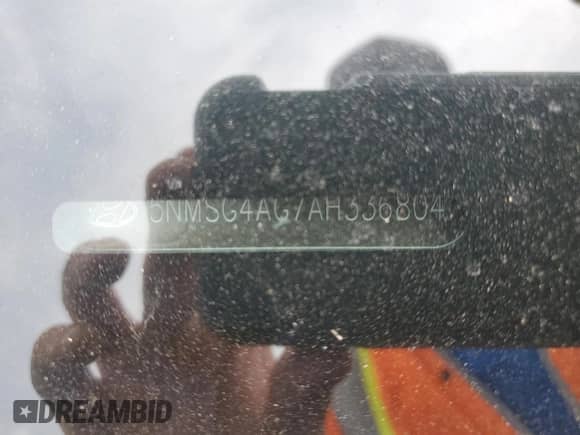 2010 Hyundai Santa Fe с VIN 5NMSG4AG7AH336804, выставлен на аукционе Copart как лот 64755885 с пробегом 170 398 миль миль и Чистый • Clean title. История ставок и продаж доступна на DreamBid. Изображение 13.