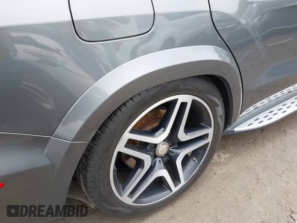 2017 Mercedes-Benz GLS 550 with VIN 4JGDF7DE1HA884191, listed as a IAAI auction lot 42513583 with 113,462 mi miles and . Bid and sale history available at DreamBid. Image 6.