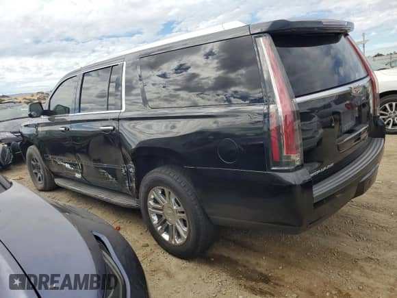 2016 Cadillac Escalade ESV z VIN 1GYS3GKJ6GR335584, wystawiony jako Copart lot #71994384 z przebiegiem Nie podano mil oraz Szkoda całkowita • Salvage title. Historia ofert i sprzedaży dostępna na DreamBid. Obrazek 2.