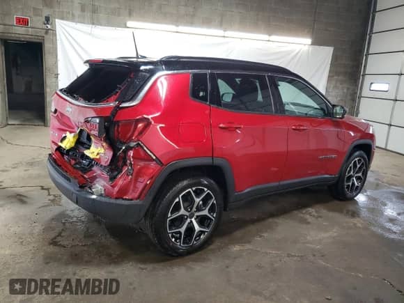 2025 Jeep Compass Limited с VIN 3C4NJDCN6ST619564, выставлен на аукционе Copart как лот 86254985 с пробегом 5 796 миль миль и Чистый • Clean title. История ставок и продаж доступна на DreamBid. Изображение 3.