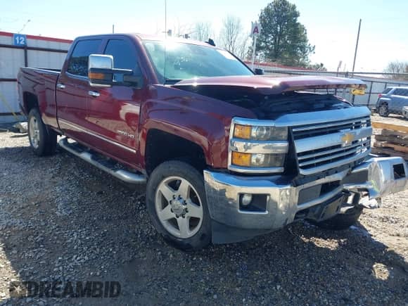 2016 Chevrolet Silverado 2500HD LTZ with VIN 1GC1KWEG1GF305909, listed as a IAAI auction lot 41709024 with 56,561 mi miles and . Bid and sale history available at DreamBid. Image 1.