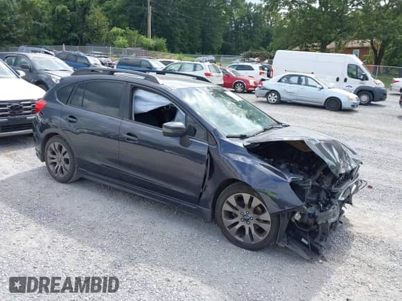 2015 Subaru Impreza Special Sports Premium z VIN JF1GPAT6XF8202019, wystawiony jako IAAI lot #42974101 z przebiegiem 146 593 mil mil oraz . Historia ofert i sprzedaży dostępna na DreamBid. Obrazek 1.