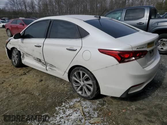 2019 Hyundai Accent Limited z VIN 3KPC34A34KE039091, wystawiony jako Copart lot #45881205 z przebiegiem 65 264 mil mil oraz Szkoda całkowita • Salvage title. Historia ofert i sprzedaży dostępna na DreamBid. Obrazek 2.