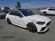2022 Mercedes-Benz C 300 with VIN W1KAF4GB7NR017100, listed as a Copart auction lot 70561195 with Not provided miles and Salvage title. Bid and sale history available at DreamBid. Image 4.