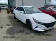 2022 Hyundai Elantra Blue z VIN KMHLM4AJ9NU020193, wystawiony jako Copart lot #85701155 z przebiegiem 39 322 mil mil oraz Nie do naprawy • Non repairable. Historia ofert i sprzedaży dostępna na DreamBid. Obrazek 14.