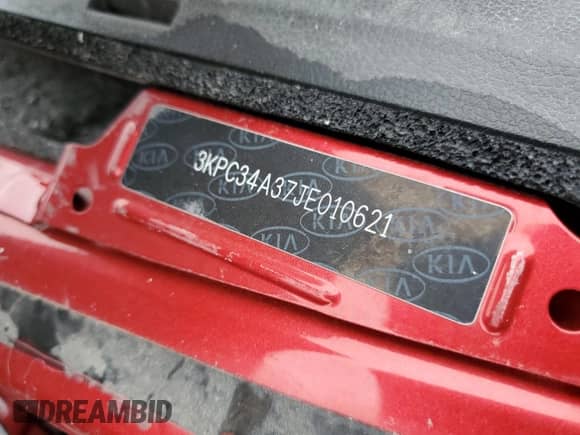 2018 Hyundai Accent Limited с VIN 3KPC34A37JE010621, выставлен на аукционе Copart как лот 40068504 с пробегом 40 445 миль миль и Списание • Salvage title. История ставок и продаж доступна на DreamBid. Изображение 6.