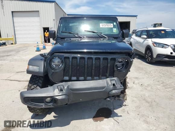 2022 Jeep Wrangler Unlimited Sport S with VIN 1C4HJXDG8NW160406, listed as a Copart auction lot 67379375 with 46,542 mi miles and Salvage title. Bid and sale history available at DreamBid. Image 5.