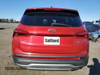 2021 Hyundai Santa Fe SE with VIN 5NMS1DAJ6MH369648, listed as a Copart auction lot 86820195 with 37,187 mi miles and Salvage title. Bid and sale history available at DreamBid. Image 6.