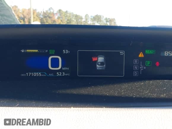 2017 Toyota Prius Two z VIN JTDKARFU8H3039062, wystawiony jako IAAI lot #43473896 z przebiegiem 171 055 mil mil oraz . Historia ofert i sprzedaży dostępna na DreamBid. Obrazek 7.