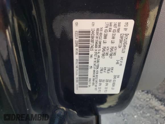 2006 Dodge Durango SXT z VIN 1D4HD38N36F174615, wystawiony jako Copart lot #50635315 z przebiegiem 152 572 mil mil oraz Szkoda całkowita • Salvage title. Historia ofert i sprzedaży dostępna na DreamBid. Obrazek 14.