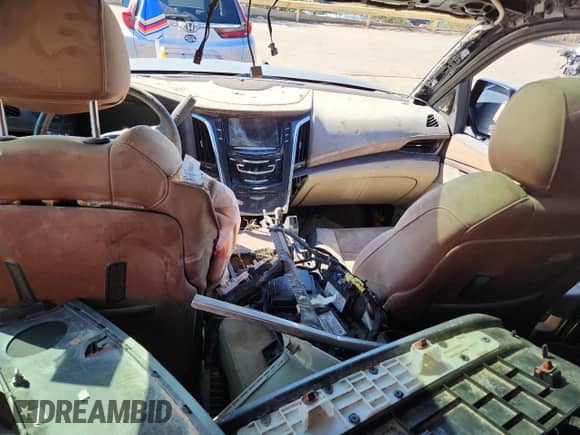 2015 Cadillac Escalade Luxury with VIN 1GYS4MKJ6FR661282, listed as a Copart auction lot 84565285 with Not provided miles and Salvage title. Bid and sale history available at DreamBid. Image 8.